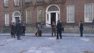 Matthew Macfadyen Behind the scenes of Ripper Street21 May 2013 1212 Dublin Ireland [upl. by Libbey]