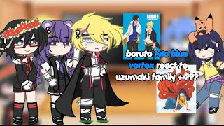 boruto two blue vortex react to uzumaki family    lazy  borusara  spoiler [upl. by Swinton82]