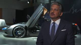 Introducing Pininfarina Battista  Interview Anand Mahindra [upl. by Blondy405]