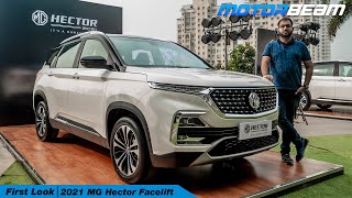 Went For MG Hector Facelift Launch In PreFacelift Hector  MotorBeam [upl. by Rapsac]