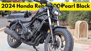 2024 Honda Rebel 500 Pearl Black A Blend of Style Performance and Innovation [upl. by Naes18]