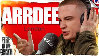 ArrDee  Fire in the Booth 🇬🇧 ArrDeeTV [upl. by Dahsraf]