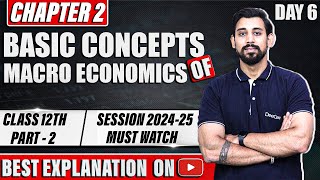 Macroeconomics  Basic concepts of Macroeconomics  Class 12  Part 2 [upl. by Auberbach105]