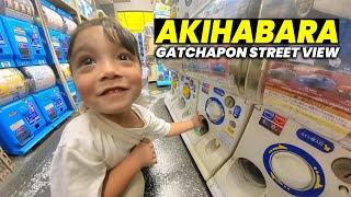 Akihabara Gachapon Street Adventure along Tokyos Chuo Avenue [upl. by Milena]