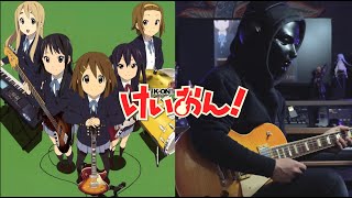 lyricsKON OP  Cagayake Girls  Guitar Cover  けいおん 弾いてみた [upl. by Harahs739]