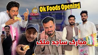 Sajid Malik Restaurant Opening Ceremony  Ok Foods  Ib khan Vlogs  Sajid Malik Vlogs  Ok boys [upl. by Luelle]