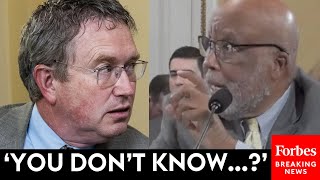 Massie Presses Jan 6 Committee Chair Bennie Thompson About Pipe Bombs At DNC And RNC On January 6 [upl. by Yrehcaz973]