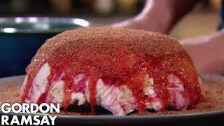 Gordon Ramsays Eton Mess Bombe Recipe [upl. by Lowndes196]