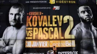 Highlights From Kovalev vs Pascal 2 Final Presser [upl. by Tracay]