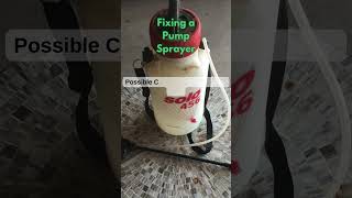 Hand Pump Sprayer Troubleshooting Solution for No Pressure shorts lawncare sprayers spraying [upl. by Egag918]