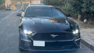 Ford Mustang ecoboost Coupe 2019 060 3080 Roll SCT 91 Tune Roush cold air intake [upl. by Lilybel458]