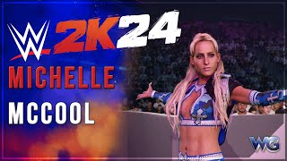 WWE 2K24  Michelle McCool Einzug DLC [upl. by Ernesto391]