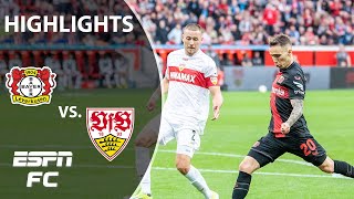 STREAK CONTINUES 🤯 Stuttgart vs Bayer Leverkusen  Bundesliga Highlights  ESPN FC [upl. by Eldoria]