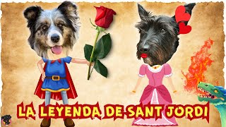 La LEYENDA de SANT JORDI  Vlog del día MÁS BONITO del AÑO Lana [upl. by Ihteerp20]