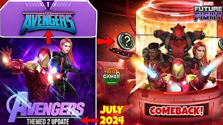 Avengers Returns amp Deadpool T4  July Update Details  Marvel future fight [upl. by Laurita]