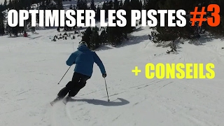 SkiOptimiser les pistes 3  bleue virages carving et virages courts  conseils [upl. by Aihpled]