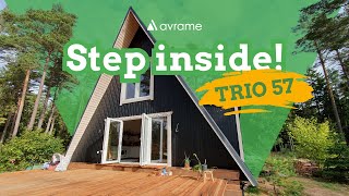 Avrame TRIO 57  Aframe House Walkthrough [upl. by Ruhl]