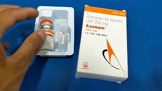 Injection Azenam 250Mg  Injection Aztreonam 250Mg Used Does Sied Effect Used In Hindi [upl. by Nemraciram]