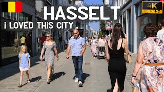 Beauty City HASSELT  BELGIUM Walking Tour 4k 60FPS amp Jazz Piano Music [upl. by Collier]