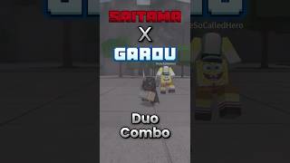 Saitama X Garou Combo The Strongest Battleground thestrongestbattlegrounds roblox pvp [upl. by Neirod]