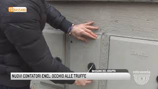 TG BASSANO 07032018  NUOVI CONTATORI ENEL OCCHIO ALLE TRUFFE [upl. by Nosnev899]