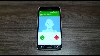 Samsung Galaxy S5 Incoming Call [upl. by Souvaine172]