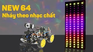 NEW 64  Nháy Theo Nhạc Tự Nạp Hiệu Ứng Cùng Khung Xe Robot 4 Bánh  Siêu Đẹp Siêu Tiện Ích [upl. by Asehr]