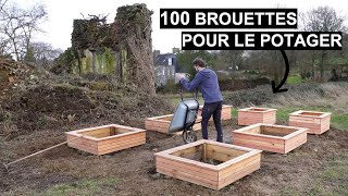 100 BROUETTES DE TERRE POUR CRÉER LE POTAGER PARFAIT   EP145 [upl. by Roley]