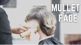 How to Modern Mullet Side Taper Fade Haircut Tutorial [upl. by Crenshaw]