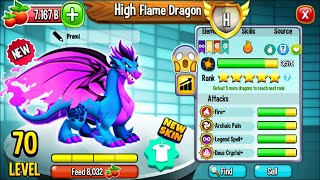 Dragon City Flame Dragon NEW SKIN  EXCLUSIVE DRAGON 2024 😱 [upl. by Eelahc]