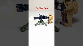 Gatling Gun brick version legostyle gatlinggun legoguns [upl. by Auqinet]