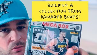 BUILDING A COLLECTION RIPPING DAMAGED BOXES DAMAGED BOX BATTLE [upl. by Tsepmet847]