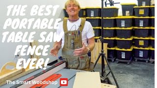 The Best Portable Table Saw Fence EVER [upl. by Anitel]