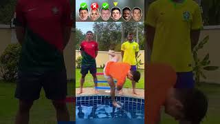 Güler VS Lehmann VS Kroos VS Gavi VS Vini VS Ronaldo  Water Jump Challenge [upl. by Harwin893]