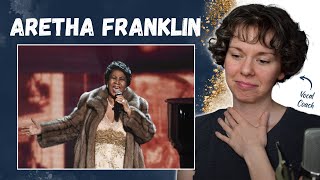 Vocal Coach Reacts to ARETHA FRANKLIN  You Make Me Feel Like A Natural Woman LIVE [upl. by Magnolia559]