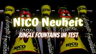 Jungle Fountains von NICO Feuerwerk  Neues F1 FontänenSortiment im TEST [upl. by Agemo166]