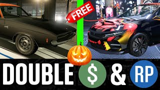 GTA 5  HALLOWEEN Event Week  DOUBLE MONEY  New Weapon UFO Halloween Events Discounts amp More [upl. by Nelav175]