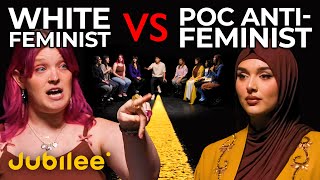 White Feminist vs POC AntiFeminist  Middle Ground [upl. by Einnaej269]