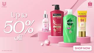 Catch your favorite Unilever Beauty products on Shopee [upl. by Ariom776]