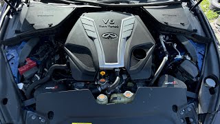 Infiniti Q60 VR30DDTT AWD Engine Removal QUICK amp FAST [upl. by Firehs549]