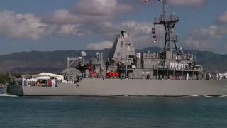 USS Devastator MCM 6 arrives at Pearl HarborHickam Hawaii for RIMPAC 2010 [upl. by Oirogerg]