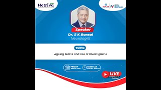 Acetylcholinesterase Inhibitors by Dr S K Bansal on Nov 23rd at 700 pm [upl. by Leroy]