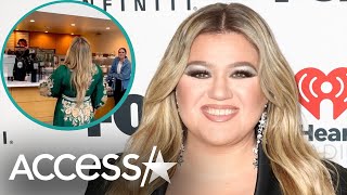 Kelly Clarkson Surprises People In Coffee Shop w Performance [upl. by Dlarrej]