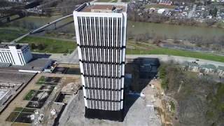 Capital Plaza Tower Implosion 4K  Frankfort Kentucky  3112018 [upl. by Flan]