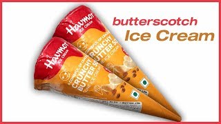 havmor ice cream crunchy butter scotch Review [upl. by Lauter]