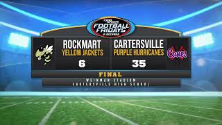 Rockmart at Cartersville Highlight Reel [upl. by Akimet]