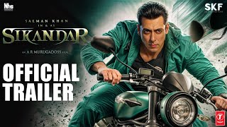 Sikandar  Official Trailer  Salman Khan Rashmika MandannaSuniel Shetty AR Murugadoss Concept [upl. by Bridwell]