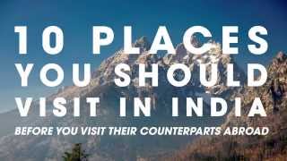 10 Places To Visit In India Before You Go Abroad [upl. by Terrence]