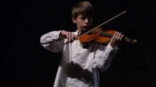 Menuhin Competition 2014 Paul Kropfitsch short clip [upl. by Gnas]