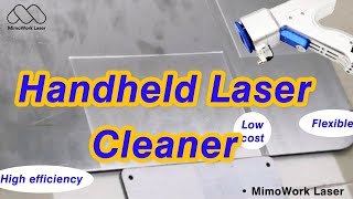 Handheld Fiber Laser Cleaner  stone cleaning amp coating removal amp rust removal [upl. by Churchill473]